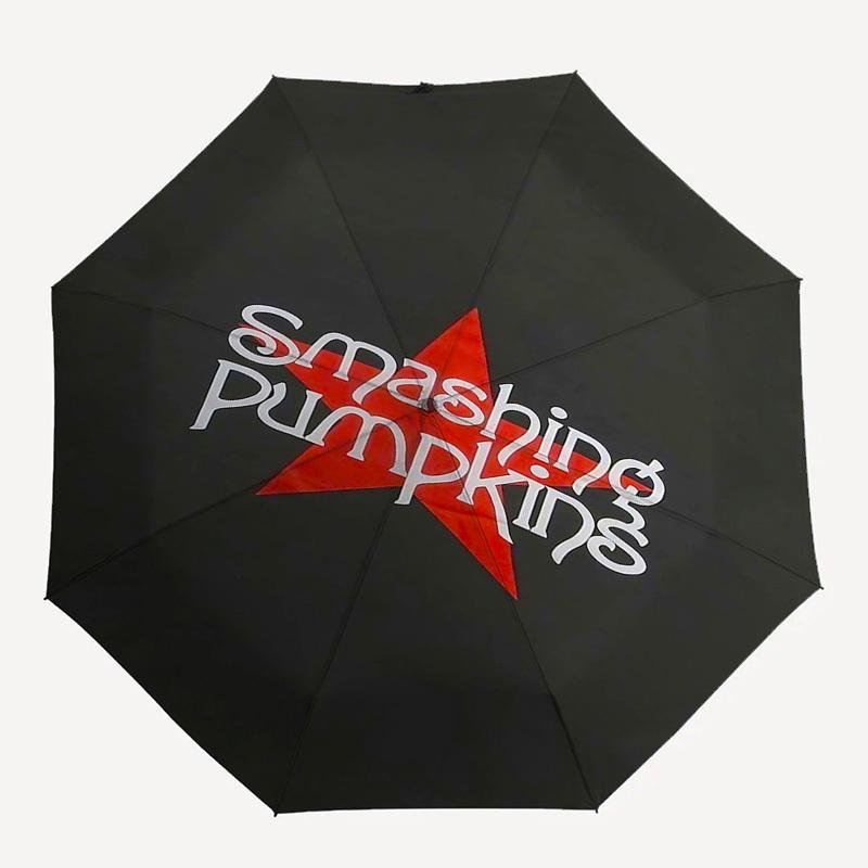 1 шт. Автоматический складной, ветрозащитный, компактный дорожный зонт Smashing Pumpkins, Подарок на День Рождения, Рождество, Деловому партнеру 93086