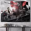 Attack On Titan Anime Tapestry Vertical Cartoon Wall Hanging Art Tapestry For Dorm Bedroom Living Room Home Decoration