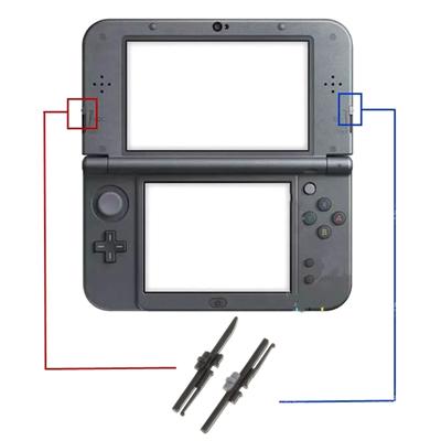 Naujam 3DS LL XL Valdiklio Kompiuteriui Išorinis 3D Konversijos Jungiklis Garsumo Slankiklis Pakeitimas