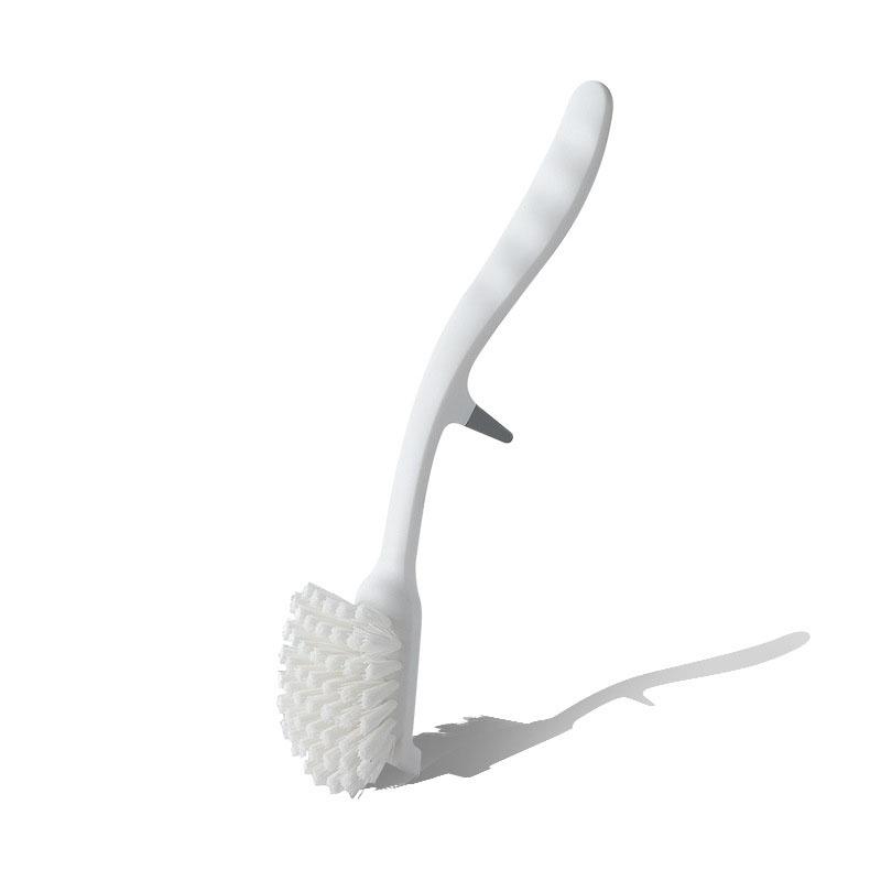 Küchenbürste mit langem Griff zum Entkalken und Reinigen von Öl zum Waschen von Geschirr und Töpfen, um Schmutz zu entfernen, ohne den Topf zu beschädigen