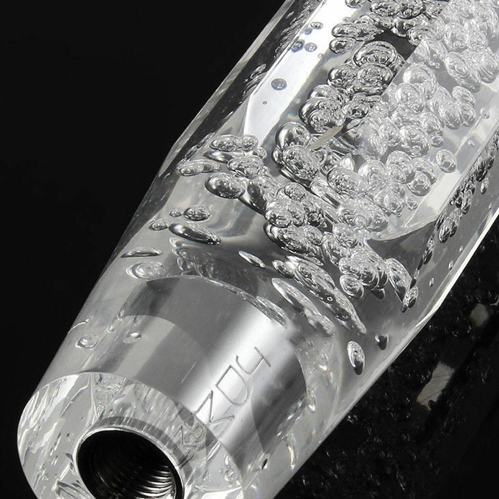 Universal Crystal Bubble Clear Acrylic Shift Knob Car Truck SUV Shifter Gear Stick Shifter Knob Interior Parts Car Accessory