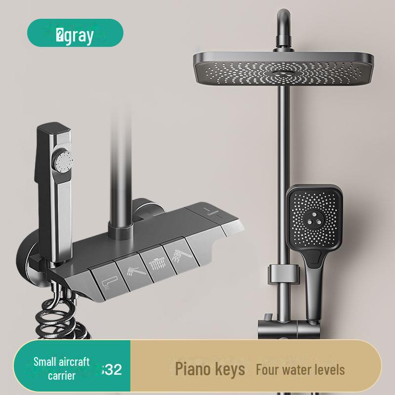 

Розумний цифровий дисплей ручного душу з функцією бустера Alloy Body