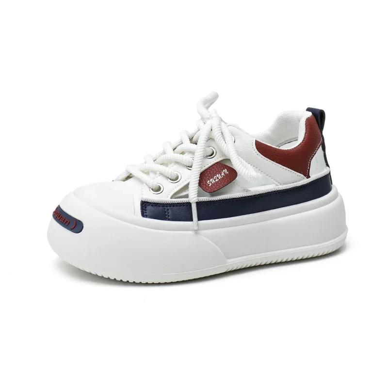 Fashion 2024 New Casual Canvas Platform  Women Sneakers Sports Shoes Tennis Flat Vulcanize Running Fashion  Womenshoes