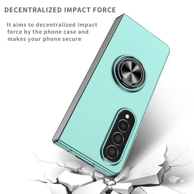 Anti -Drop Fashion Folding Case For Samsung Galaxy Z Fold4 5g Fold 4 Fold3 Fold2 Fold 2 3 Matte Feeling Hard Cover