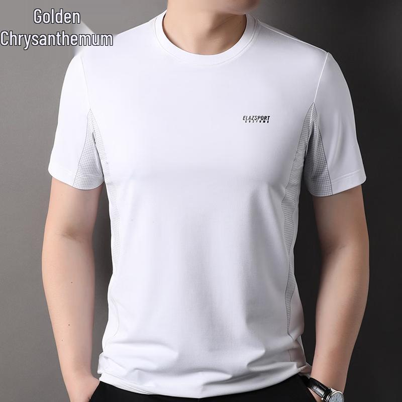 Jinju Men s Lightweight Round Neck Short-Sleeve T-Shirt 56/3XL
