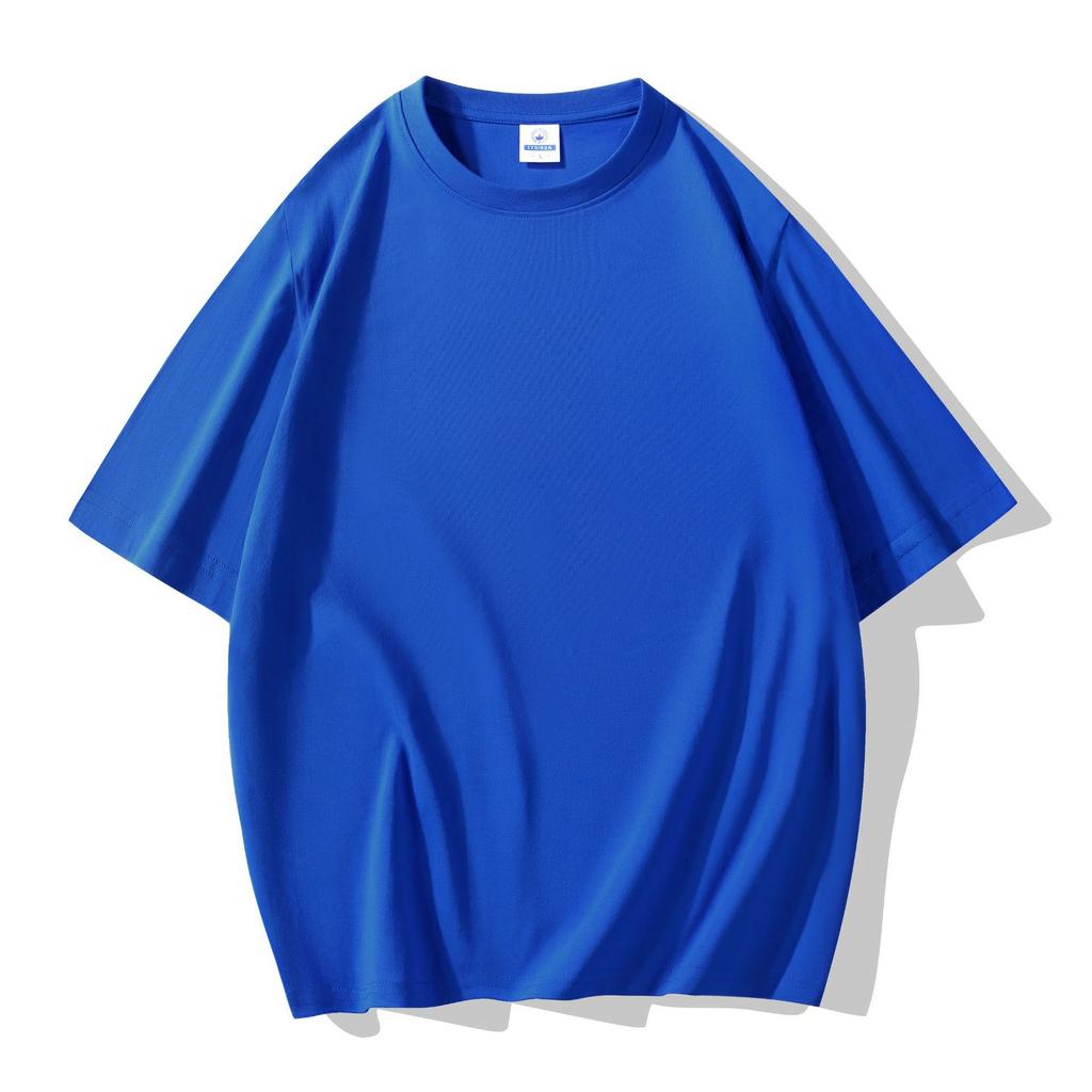 GMXIA Summer Men's Crew Neck Cotton Short Sleeve T-shirt Youth Fashion Print Loose Plus Size Trend Everything T-shirt