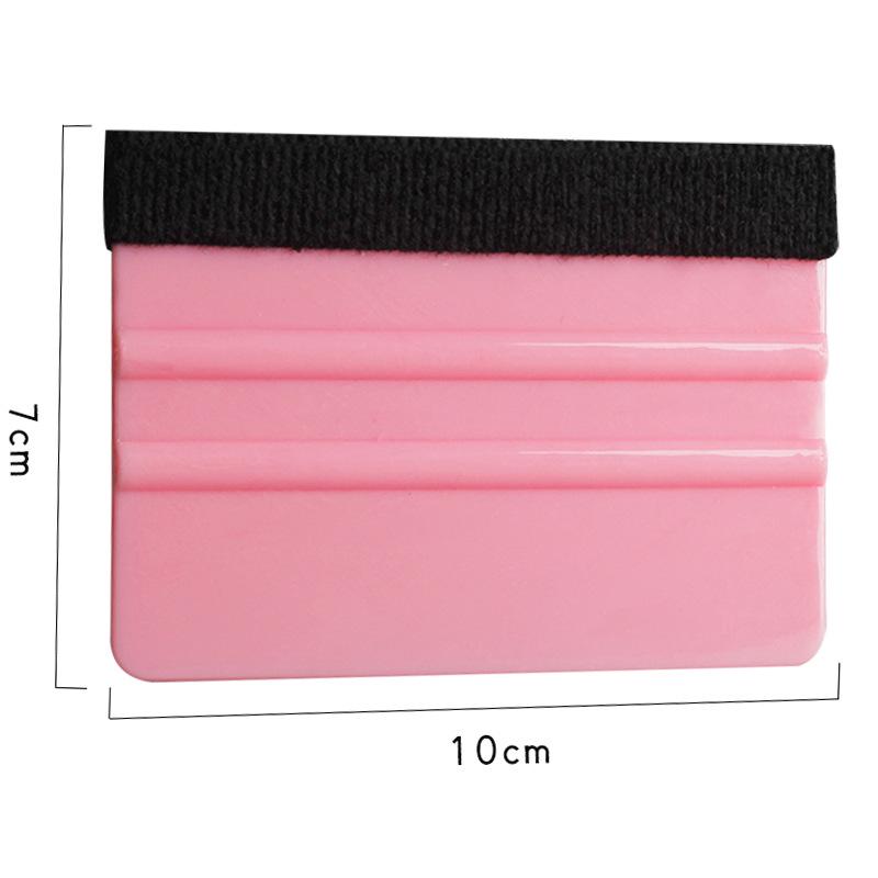 Anti-Scratch Car Film Scraper & Installation Tool with Cloth Sticker