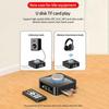 M5 LED Display Bluetooth Audio Transmitter Receiver 3.5mm AUX R/L RCA TF/U-Disk Jack Stereo Wireless Adapter IR Control With Mic