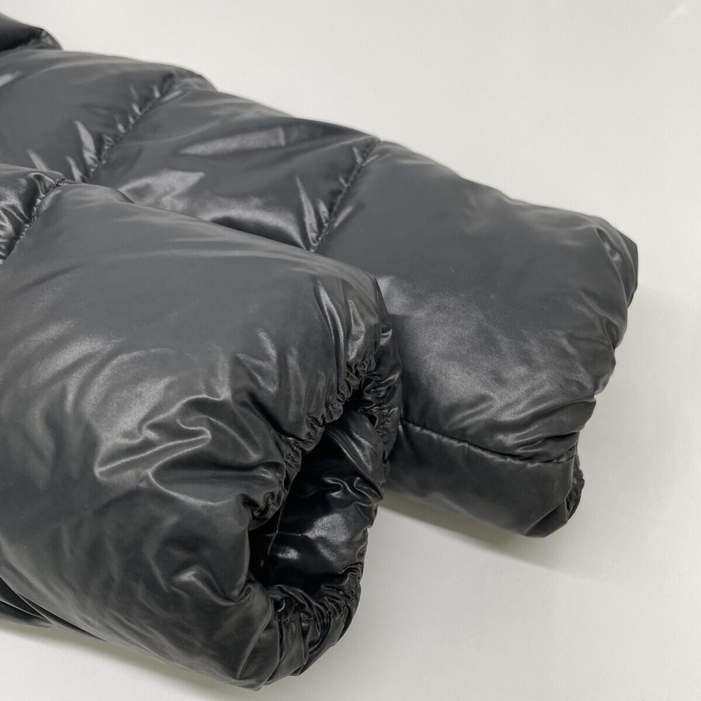 DUVETICA Black Thia Full-Zip Hooded Down Jacket Jacket 40 Dark grayUsed