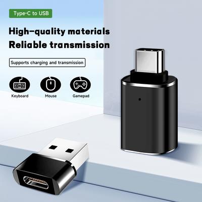 USB C Male To USB 3.0 Female Adapter Card Reader,  Compatible With Without Battery, Smartphone Android Phone Tablet
