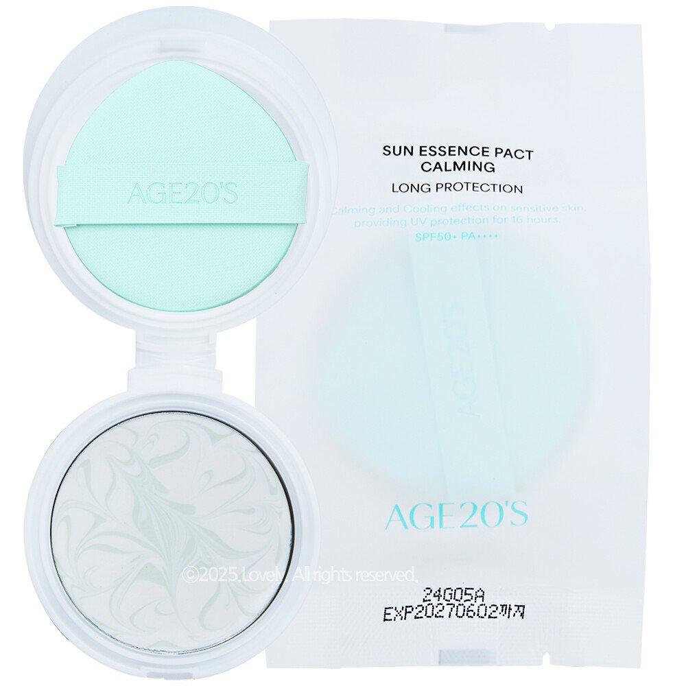 

Age 20 s Sun Essence Pact Calming Long Protection Refill 12.5g