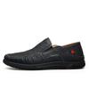 Men's Casual Leather Shoes Business Loafers Moccasin Breathable Slip On Boat Soft Driving Shoes