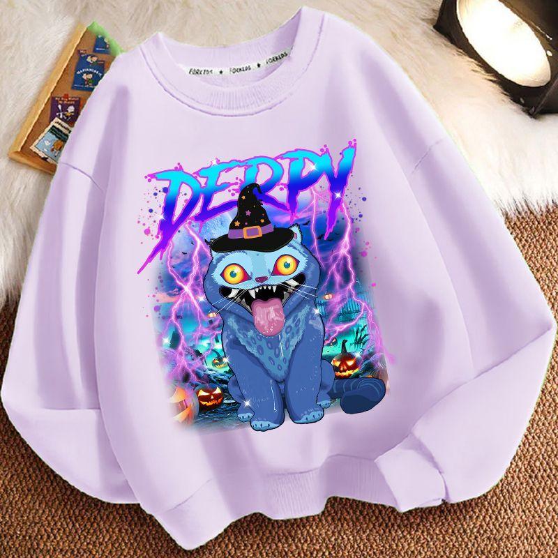 Children's Witch Hunt Team Hoodie, Spring and Autumn Boys' and Girls' Casual Long-sleeved Top