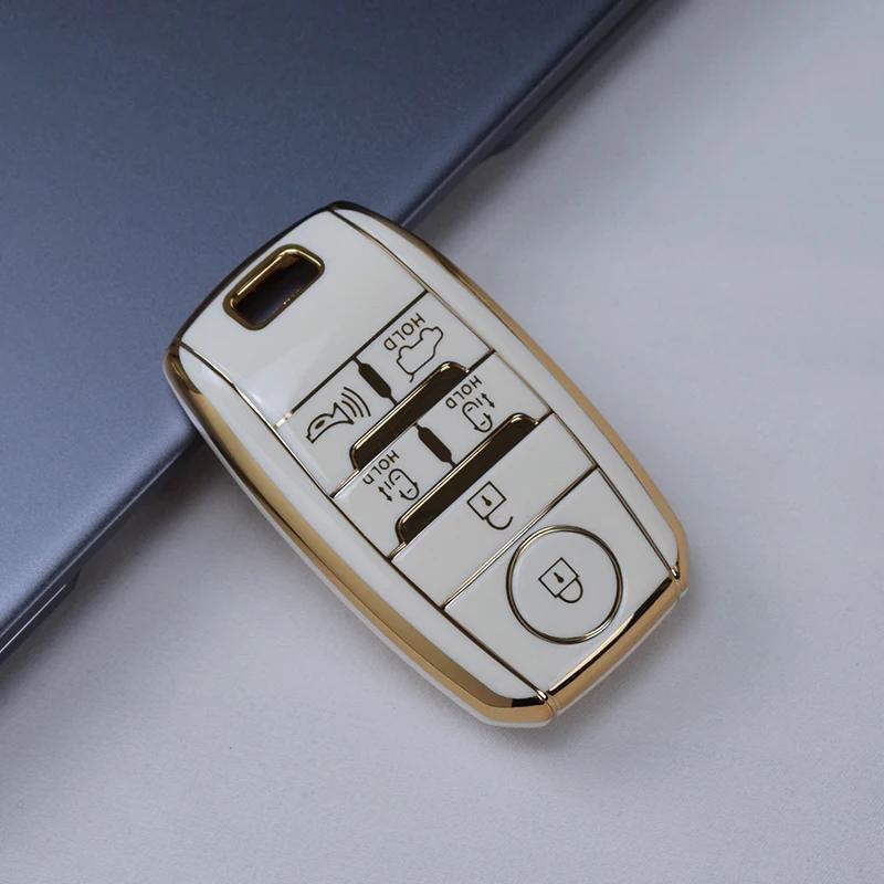 

For Kia Sedona Sorento Grand Carnival 5Button Shell Fob Holder Smart Remote Tpu Car Key Case Cover
