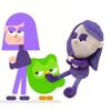 Adorable Plush Duolingo Owl With Purple Hair Perfect Study Buddy Gift