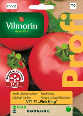 Frambozenkastomaat VP 1 F1 "Pink King" 12 zaden -
