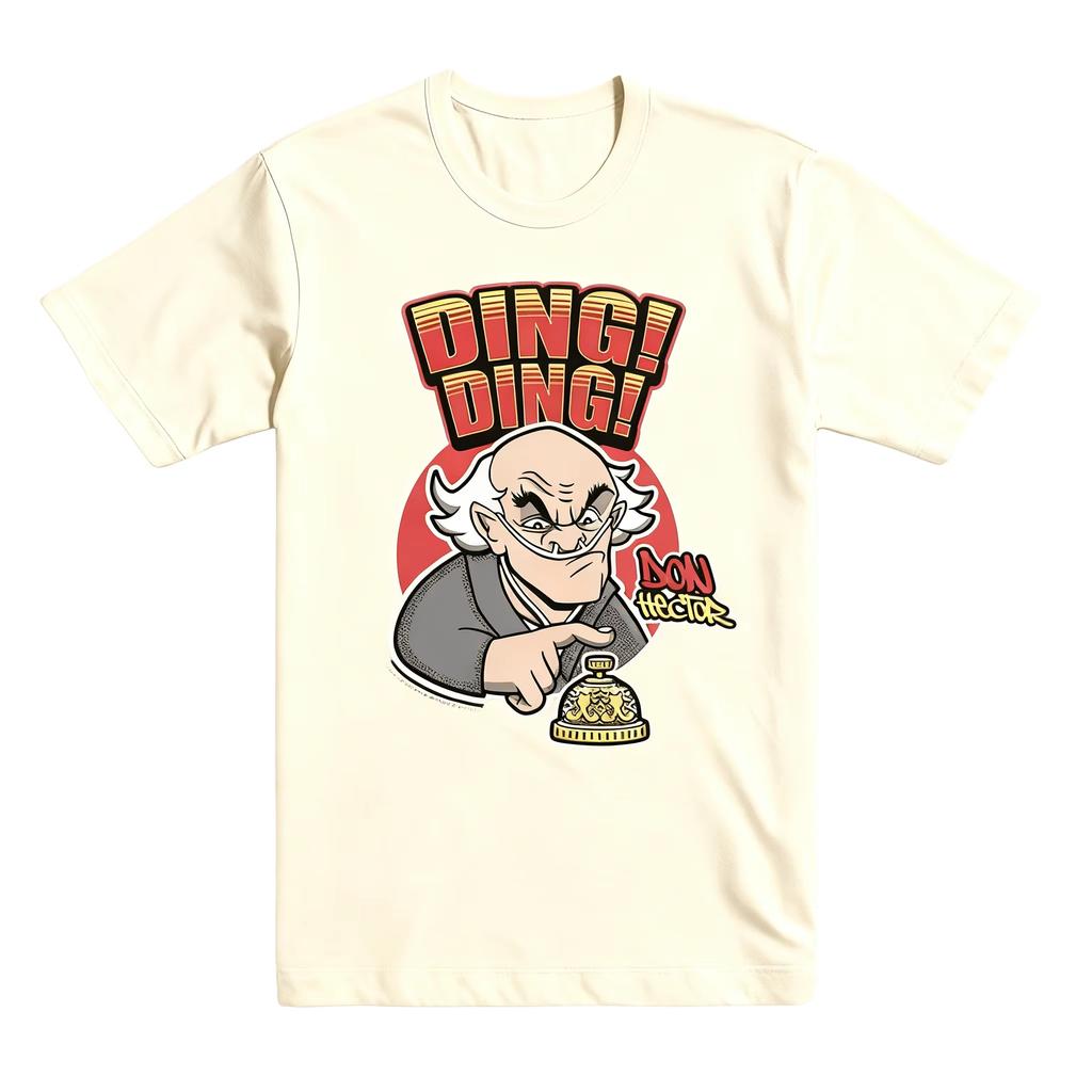 Don Hector Ding Ding Breaking Bad Printed Casual Fashion Summer Tshirt Men and Women Loose Oversized Retro Cotton Tshirt