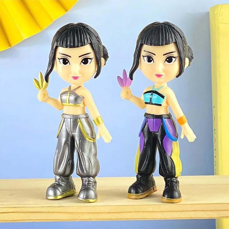 New Kpop Demon Hunters Action Figure Toy Derpys Tiger Rumi Mira Zoey Sussy Figurine Doll Fans Collection Christmas Gift