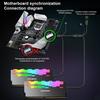 COOLMOON RA-2 RAM 5V ARGB Wide Heatsink Efficient Compatibility Brilliant Light Effect Desktop