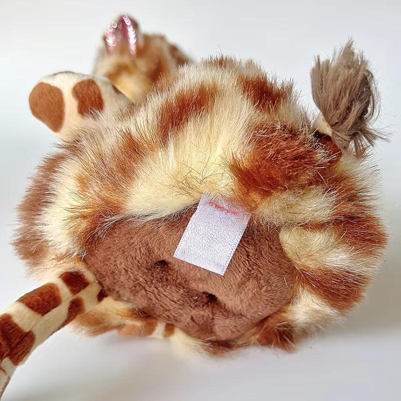 15cm Big Eyes Stuffed Plush Toy Soft Cute Animal Doll Brown Giraffe Gertie Children Birthday Christmas New Year Gifts