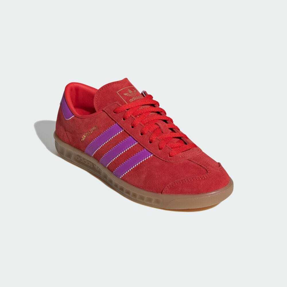 IH5461 adidas Originals Hamburg Красный Фиолетовый Взрыв Резина (Женский) 9.5W