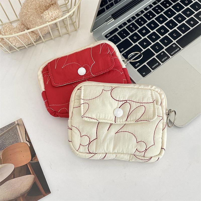 Cute Cartoon Small Travel Document Bag Portable Storage Bag Mini Item Holder Fashion Multifunctional Coin Purse Pendant Gifts