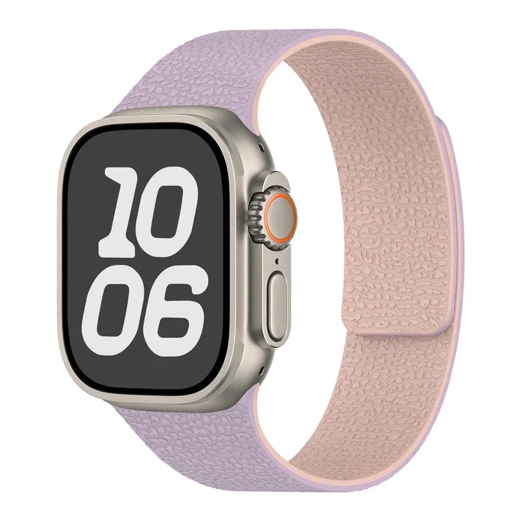 Neues magnetisches Silikonarmband für Apple Watch ultra2 49mm 45mm 42 40mm 46mm 38/41mm Sportarmband Serie 10 9-8-7-6-5-4-3-SE Armband