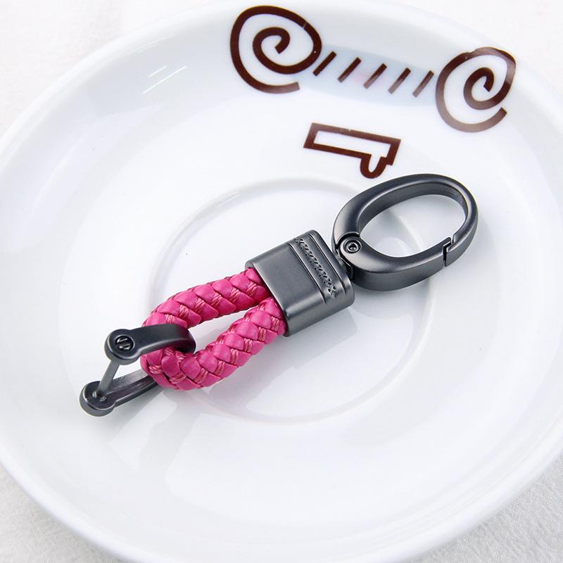Braided Rope Sub-Gun Printing Keychain Men'S And Women'S Waist Hanging Big Head Chain General Car Key Bag Accessories