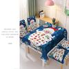 Christmas Themed Table Cloth Home Party Dining Table Cover Printed Tablecloth Holiday Ornament