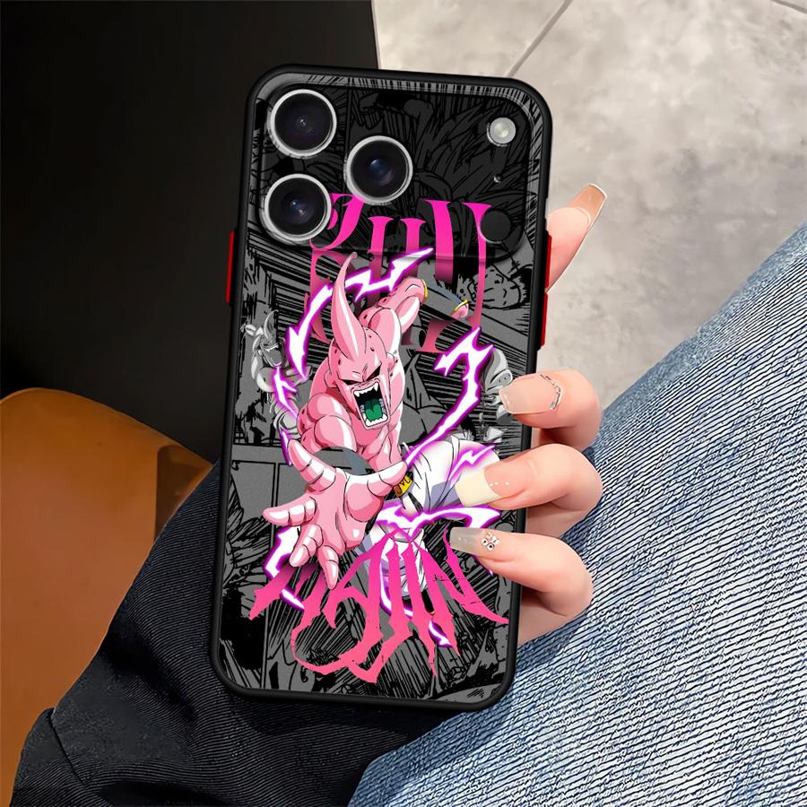Case for iPhone 17 Pro Max 14 15 13 Mini Air 7 8 SE X XS XR 12 16 Plus 11 17P 16P Funda Back Phone Cover Dragon Bll Majin Buu