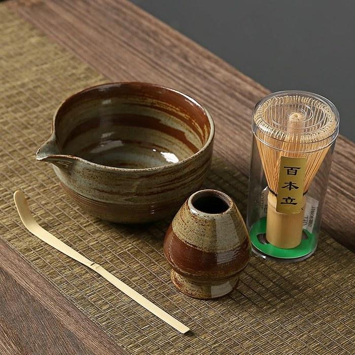 [Kyusuikei] Tea Bowl Set Matcha Utensil Set 500ml