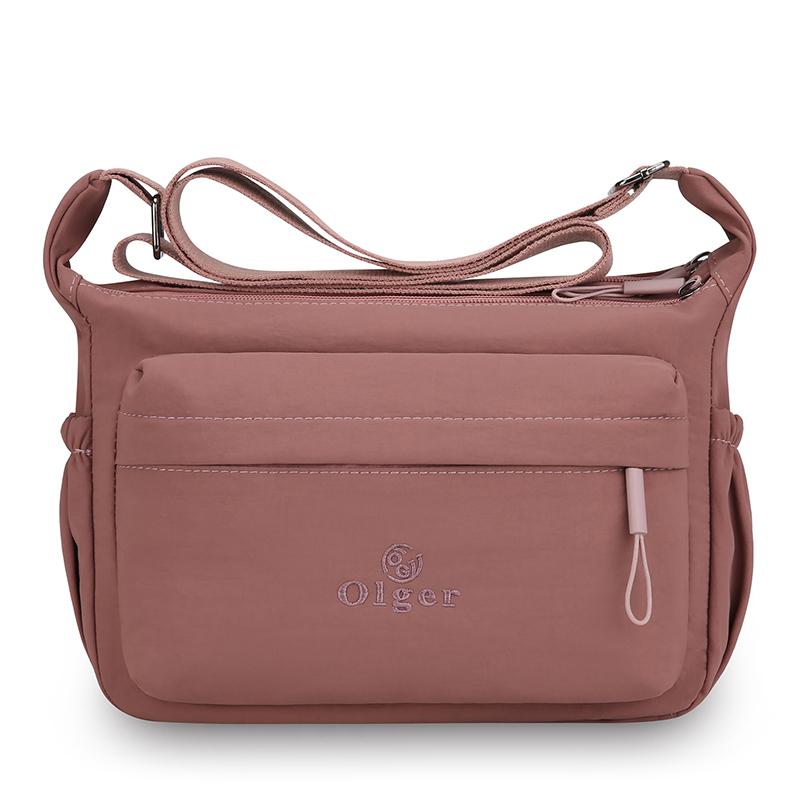 Damska torba crossbody Duża pojemność Nylonowa wodoodporna torba Wielokomorowa torba na ramię