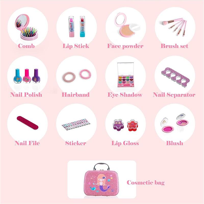 , Children's Makeup Toys, Play House Makeup, Cosmetics Toys, Eye Shadow and Lipstick