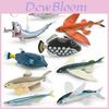 Set di Modelli di Pesci Volanti in PVC per Animali Marini per Decorazione Educativa per Bambini