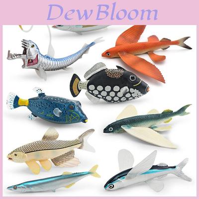 Flying Fish Pvc Marine Animal Model Set For Childrens Educational Decor