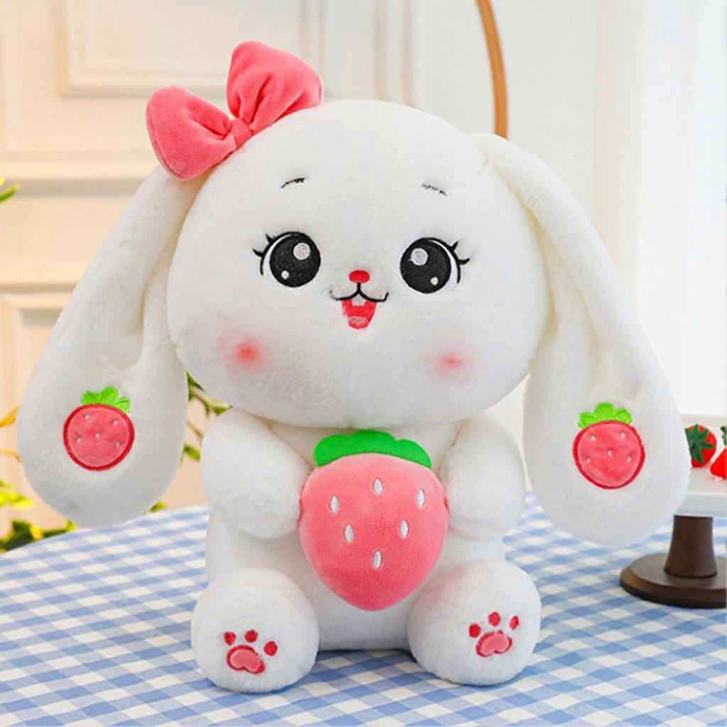Simulation Rabbit Stuffed Doll Plush Toy Lovely Soft Plushie Pillow Cushion Plush Doll For Children Girls Gift Decoration