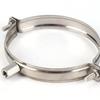 Stainless Steel Pipe Clips: Adjustable 50-110mm PPR Water Pipe Brackets & PVC Metal Hose Clamps (20-75mm).