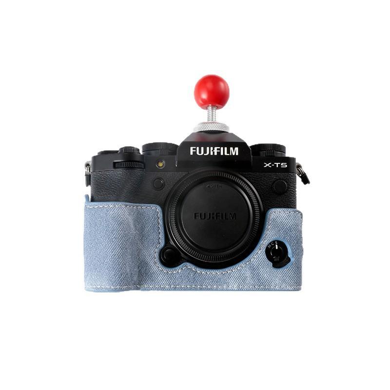 PU Leather Camera Case Fujifilm X-T5 With Detachable Shoulder Strap Protective Sleeve Bag Mirrorless Cameras