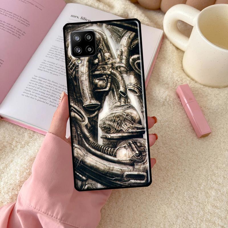 Hr Giger Li II Case For Samsung Galaxy A54 A34 A14 A13 A51 A71 A33 A53 A73 A12 A22 A32 A52 A72 A52S Cover