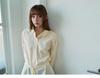 Spring Casual Lapel Modal Shirt with Lace-up for Women - Cloud-like, Solid Color