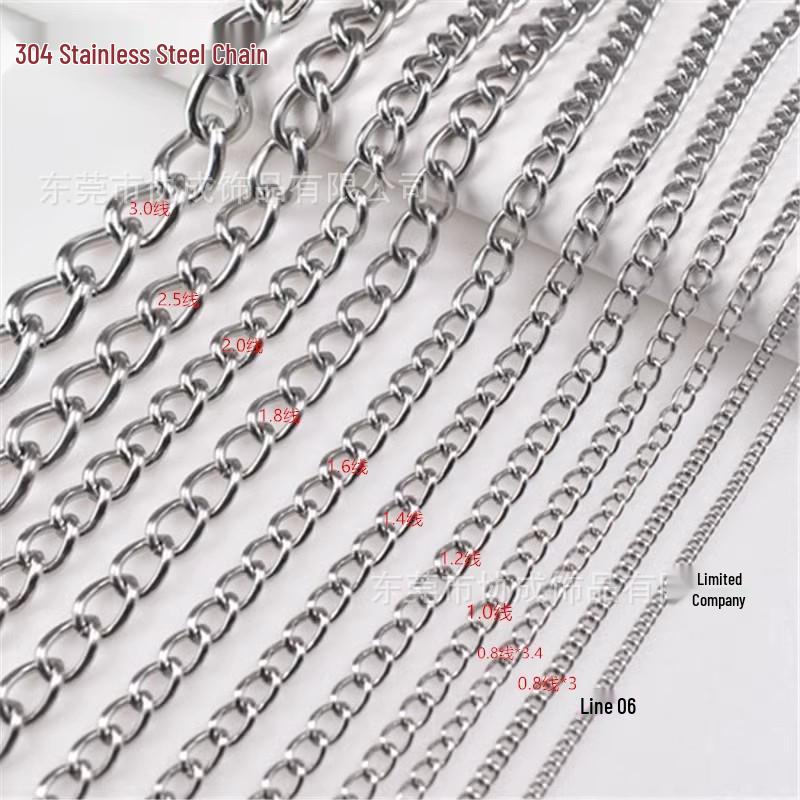 304 Stainless Steel Decorative Chain for Hanging Tags and DIY Projects