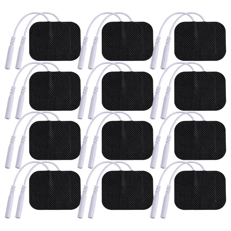 5x5cm Needle-Type Physiotherapy Electrode Pad with Lead Wire - Non-Woven Gel Patch Massager