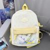 Schoolbag Korean ins new high-value backpack fresh, sweet and cute star backpack junior high school student schoolbag female
