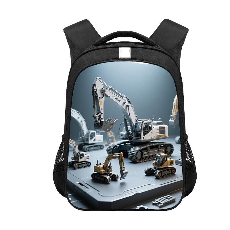 

25 Excavator Children S Backpack Student Ridge Backpack Fashion Kindergarten Large Capacity School Bag