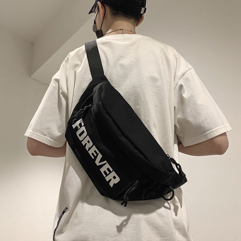 

Нагрудная сумка Мужской рюкзак Сумка через плечо Мужская поясная сумка Женская сумка-мессенджер Сумка через плечо Сумка через плечо Спортивный модный бренд Мужская сумка Лето Black