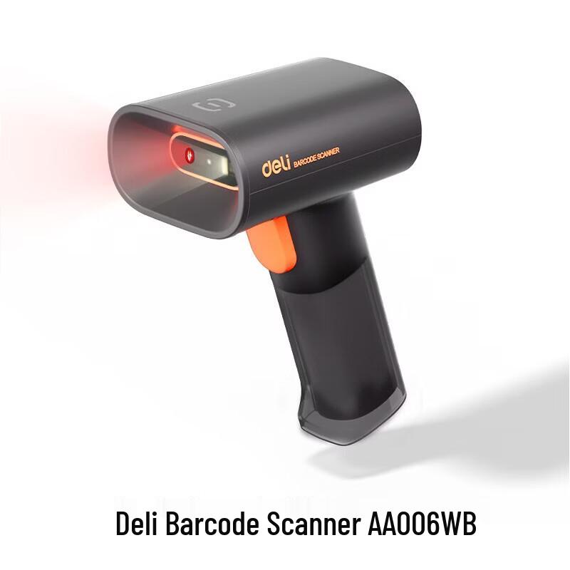 Deli AA006WB 2D Wireless Bluetooth Barcode Scanner