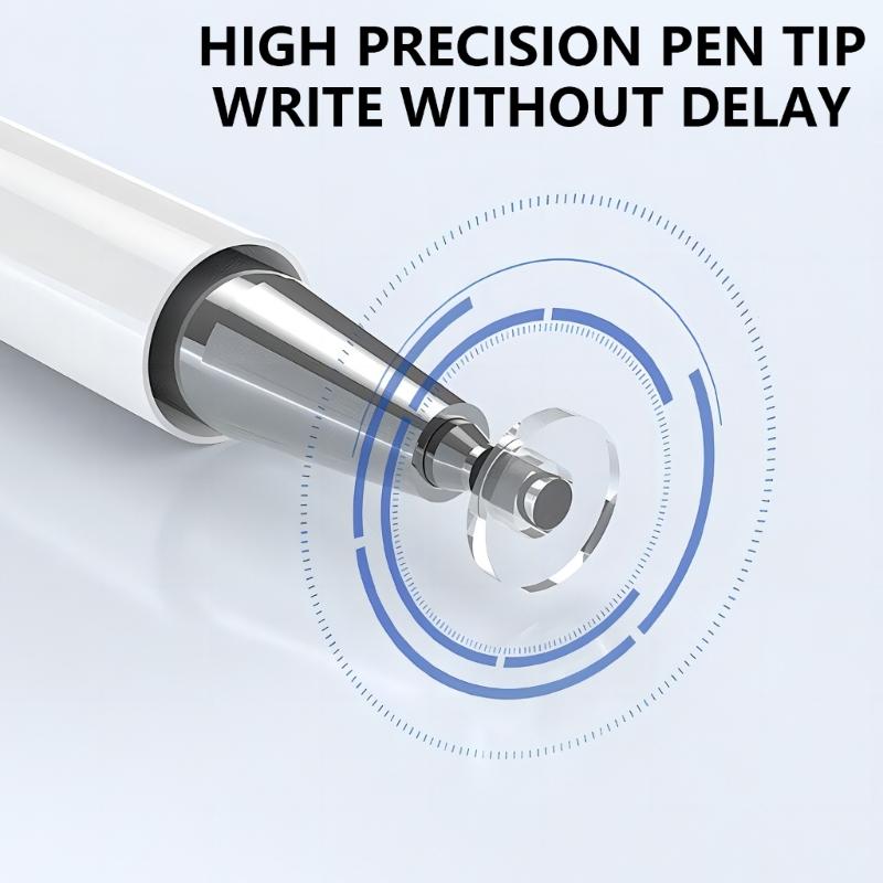 Touch Screen Pen Capacitive Disc Tip High Sensitivity Ergonomic Grip Capacitive Stylus for Phone Tablet and Touch Device