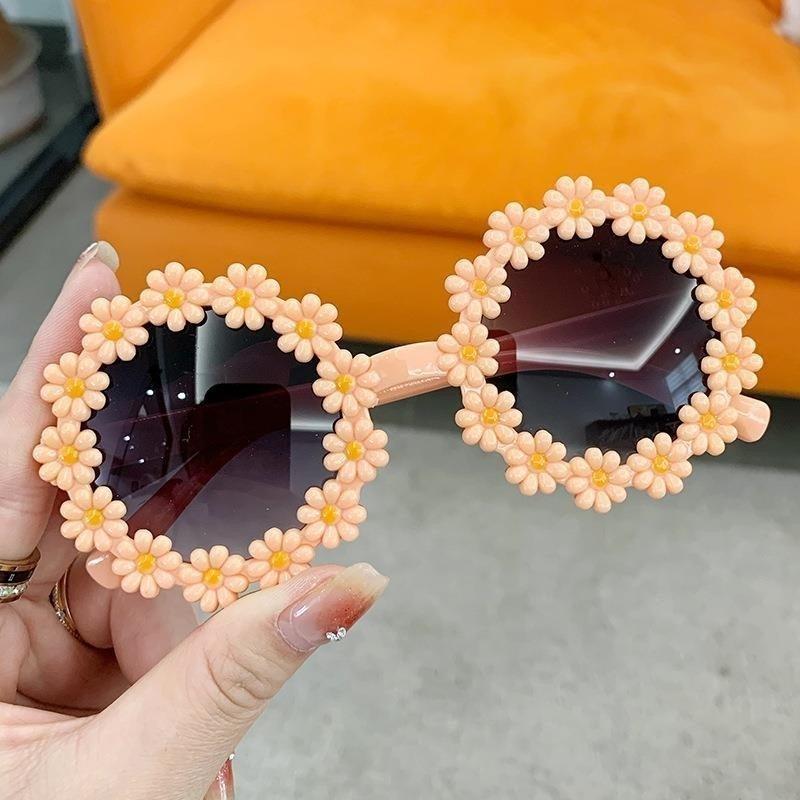 3 BUC Ochelari de Soare la Modă pentru Copii Ochelari în Formă de Floare pentru Copii Băieți Fete Accesorii Fotografie în Aer Liber Protecție Ochi