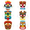 Mask Hawaiian Theme For Halloween Party Decorations Role Play Stage Performance