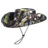 Northwood Leaf Camouflage Bucket Hats Outdoor Mountaineering Withered Wood Jungle Hat Sunscreen Sunshade Large Eaves Breathable Fishing Hats